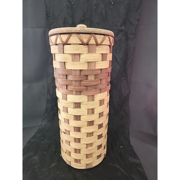 Amish Baskets and Beyond Other - Amish Toilet Paper Holder Oak Wood 5 Roll